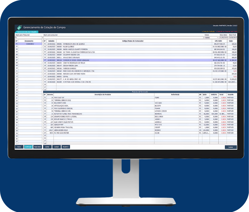 pc cotacao de compras 2 Amazônia Sistemas